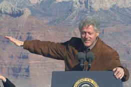 Clinton at Grand Canyon