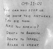 anthrax letter