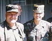 Wesley Clark and Ratko Mladic