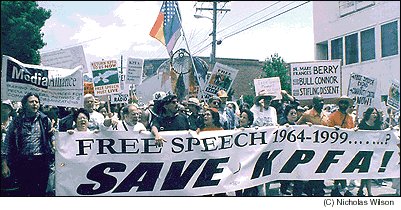 March to KPFA station