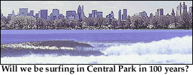 Flooded Central Park