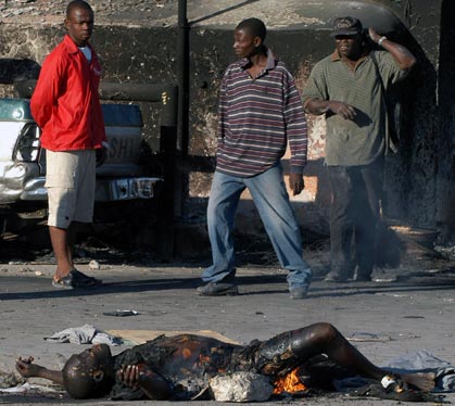 Vigilante action in Haiti